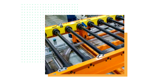 dynamic conveyor rollers beds